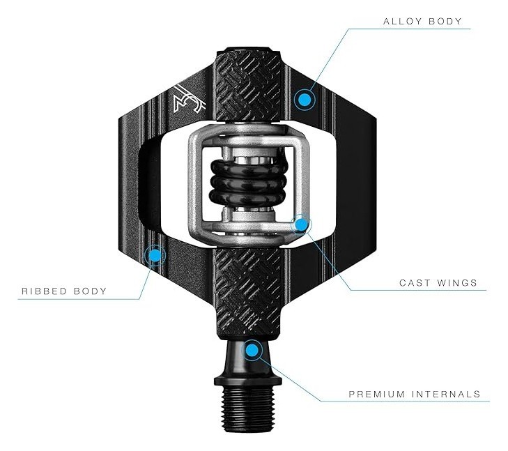 Педали для велосипеда Crankbrothers CANDY 3 Black (16175)