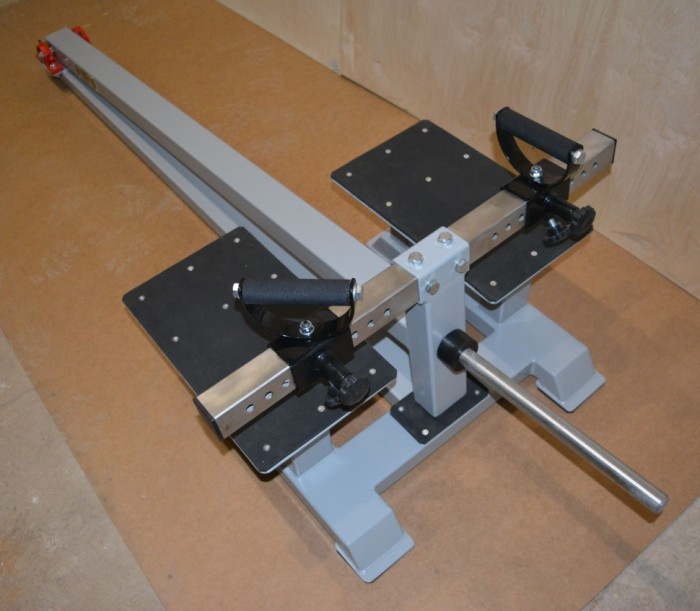 Т-тяга з упором на ноги