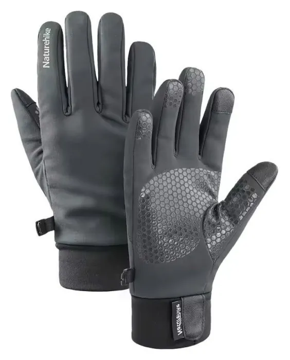 Вологозахисні рукавички Naturehike NH19S005-T, розмір XL, сірі