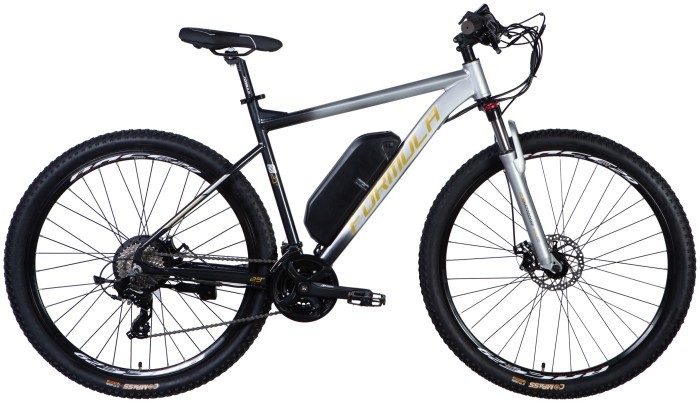 Велосипед с электроприводом 29" AL Formula eF-1 DD CS рама-21" 48B 12.5А*ч 500Вт серебристо-черный YS 7605 2025