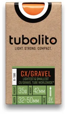 камера TPU 28" (32/50-584/622) Tubolito S-TUBO-CX/GRAVEL-ALL, SV42 (черный).