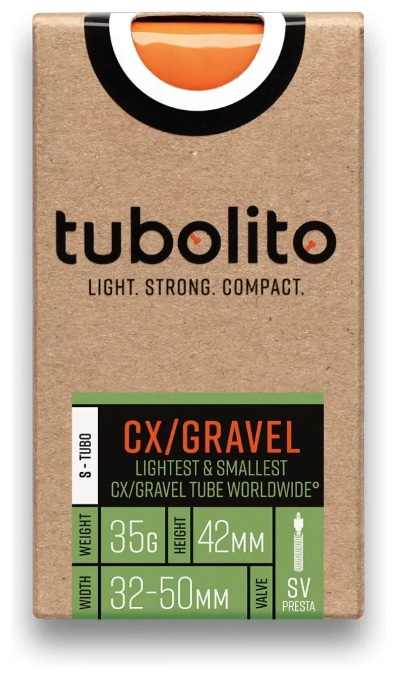 TPU камера 28" (32/50-584/622) Tubolito S-TUBO-CX/GRAVEL-ALL, SV42 (чорн). (TUB-20-06)