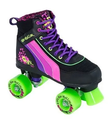 Роликові ковзани Rio Roller Skull 35,5 Black (40,5 Чорний)