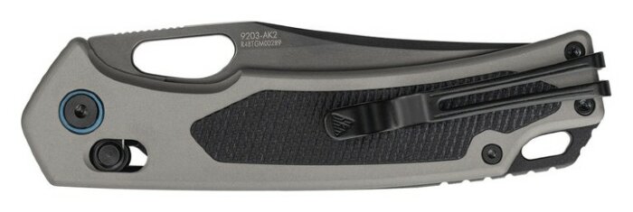 Ніж складаний SRM Retriever 9203-AK2, чорно-сірий, укр, укр