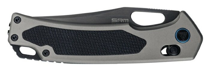 Ніж складаний SRM Retriever 9203-AK2, чорно-сірий, укр, укр