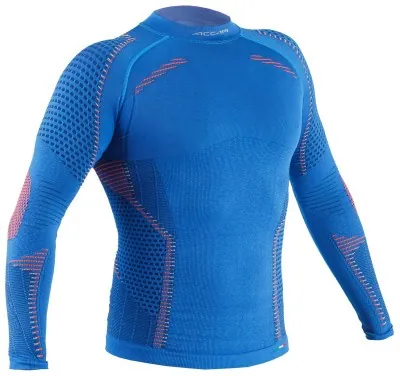 Термофутболка з довгим рукавом чоловіча Accapi Ergoracing, Royal/Navy, XS/S