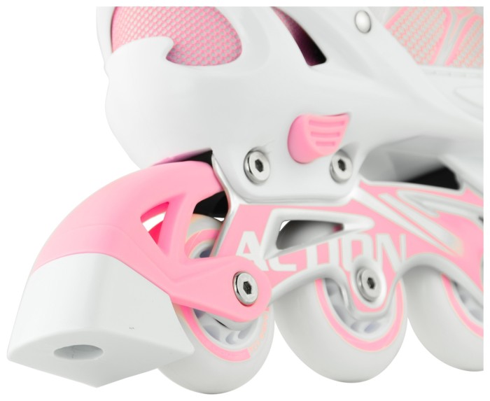 Роликові ковзани Action 2 в 1 Riply/Pink