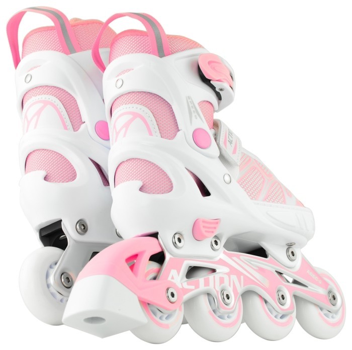Роликові ковзани Action 2 в 1 Riply/Pink, укр, укр