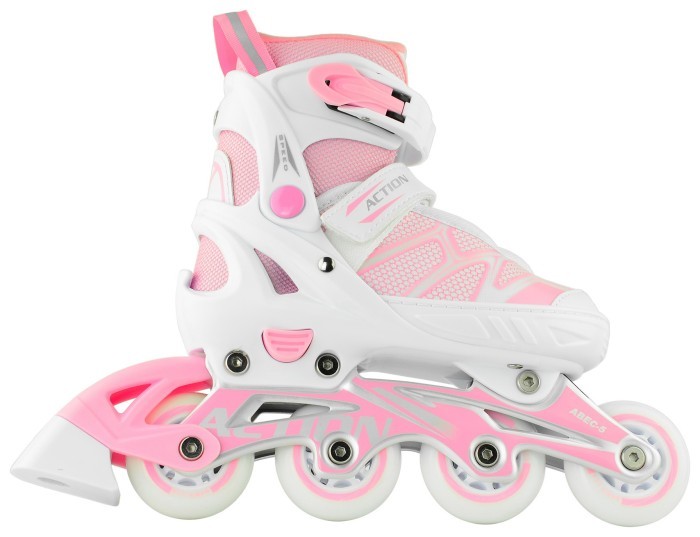 Роликові ковзани Action 2 в 1 Riply/Pink, укр, укр