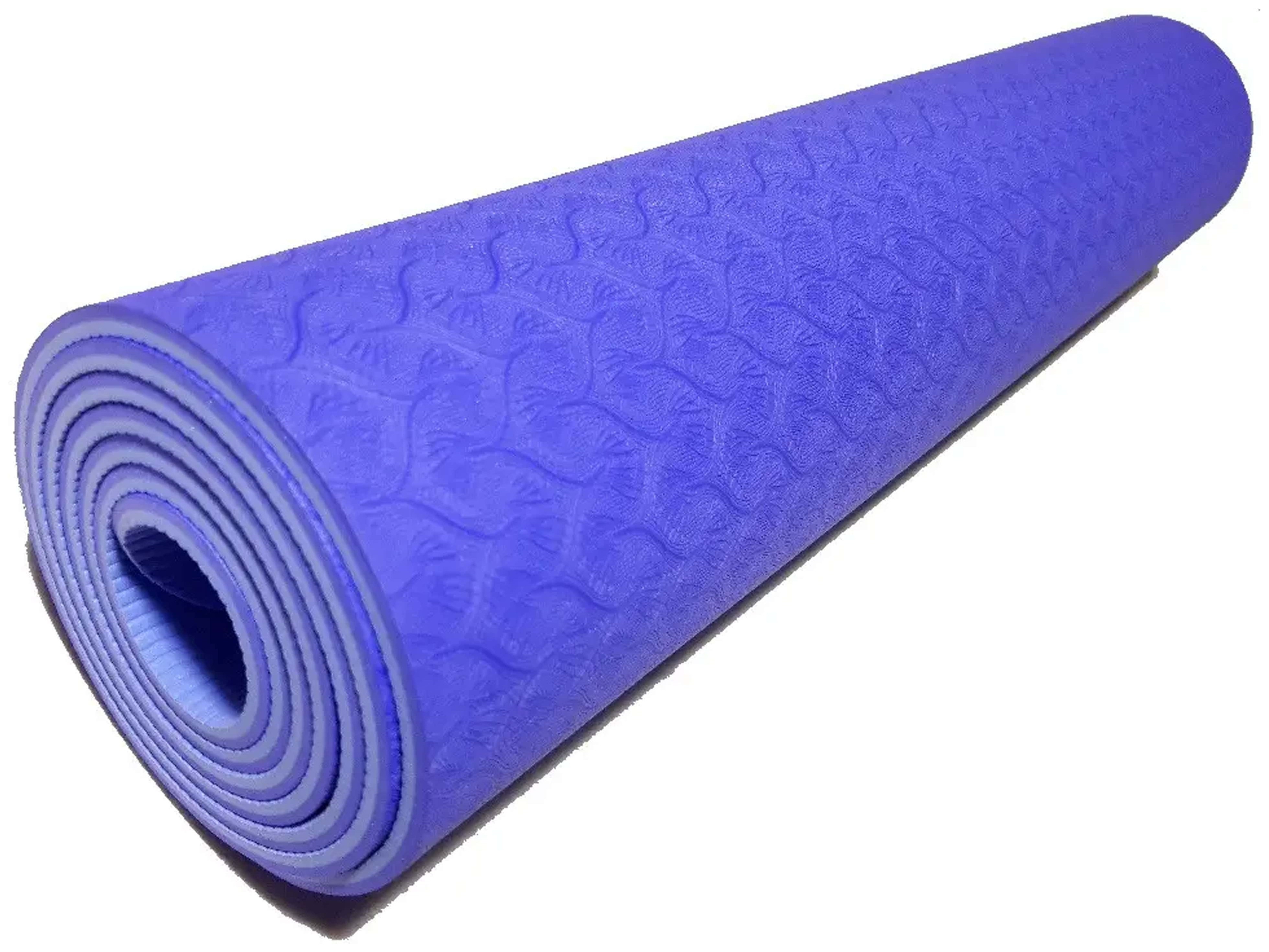 Килимок для йоги «tpe» Bavar Sport, укр, укр