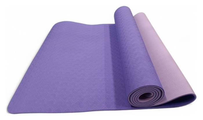 Килимок для йоги «tpe» Bavar Sport, укр, укр
