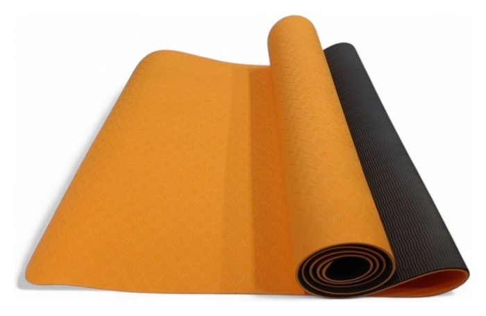 Килимок для йоги «tpe» Bavar Sport, укр, укр