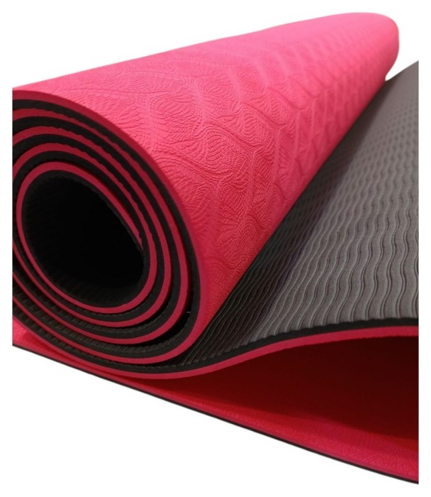 Килимок для йоги «tpe» Bavar Sport, укр, укр