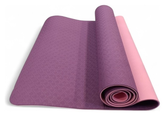 Килимок для йоги «tpe» Bavar Sport, укр, укр