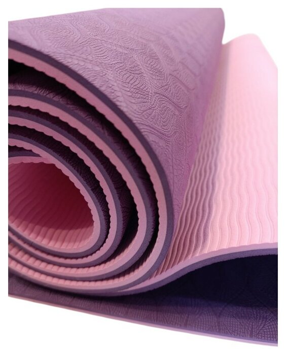 Килимок для йоги «tpe» Bavar Sport, укр, укр