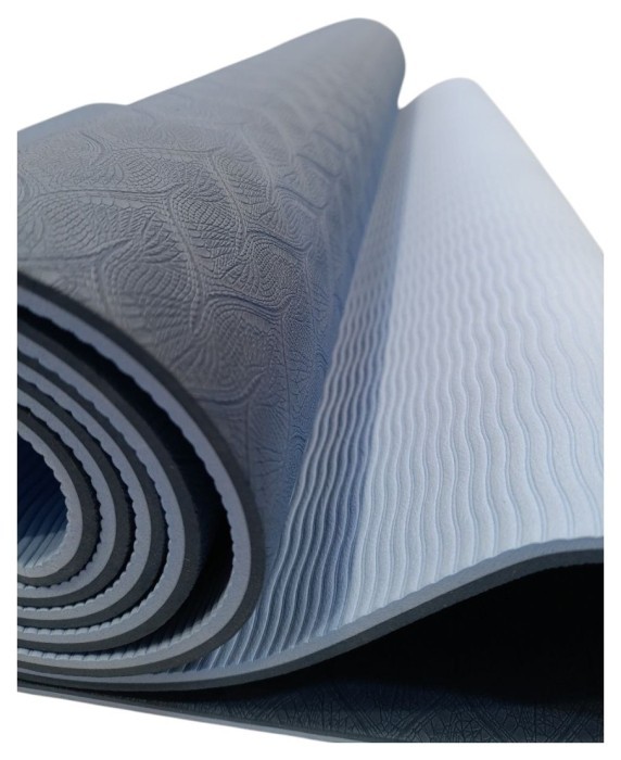 Килимок для йоги «tpe» Bavar Sport, укр, укр