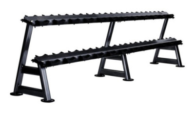 Устойчивая гантельная 2-х ярусная Generation Fitness FF71D2C (на 10 пар)