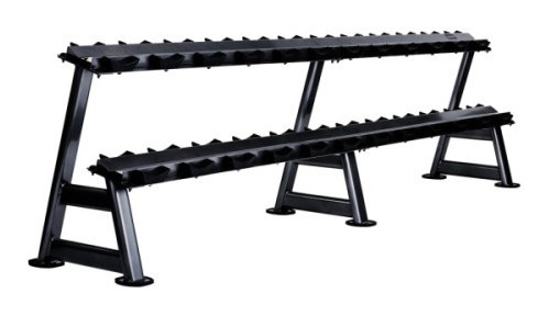 Устойчивая гантельная 2-х ярусная Generation Fitness FF71D2C (на 10 пар)