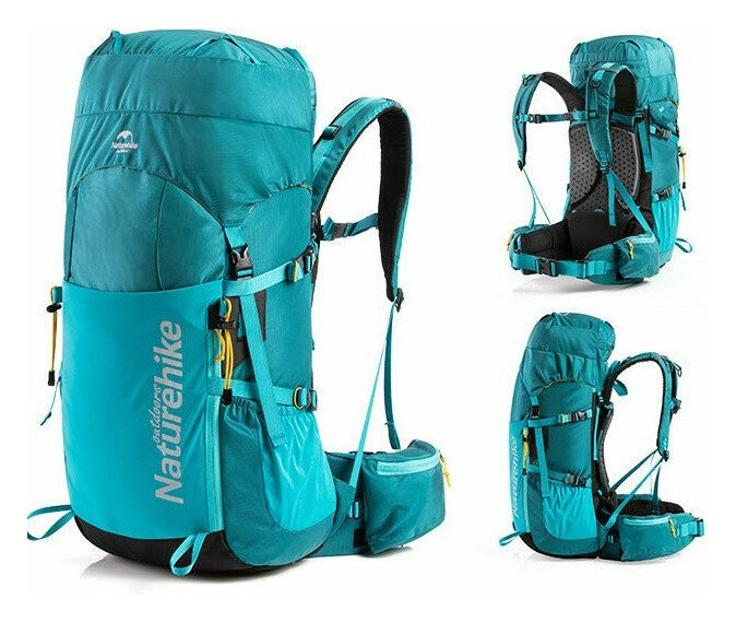 Рюкзак туристичний Naturehike NH18Y045-Q, 45 л, блакитний