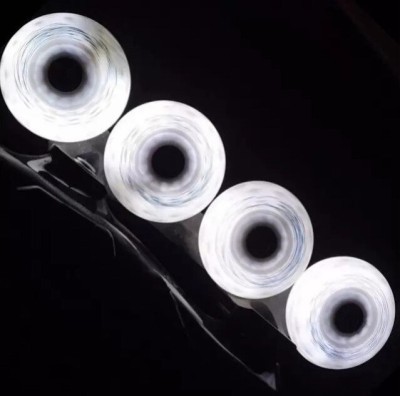 Колесо для роликов, светящиеся Flying Eagle Lazerwheelz White 72 мм