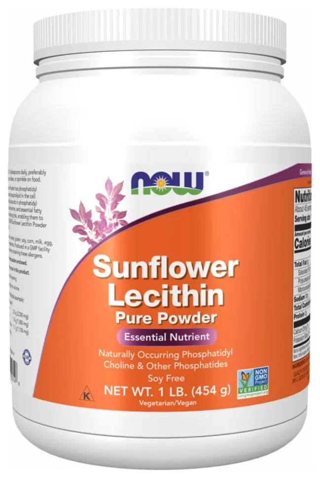 Sunflower Lecithin Pure Powder 1lb - 454g
