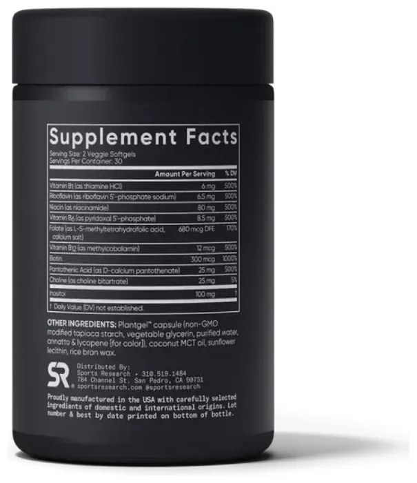 Vitamin B-Complex - 60 softgels