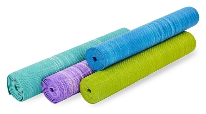 Килимок для фітнесу та йоги SP-Planeta FI-6983 (173 x 61 x 0,4 см), салатова смуга, укр, укр