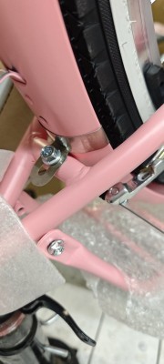 Велосипед уцененный ST 26" DAVI DAVI Vbr FR рама-17" розовый с черной покрышкой 2026