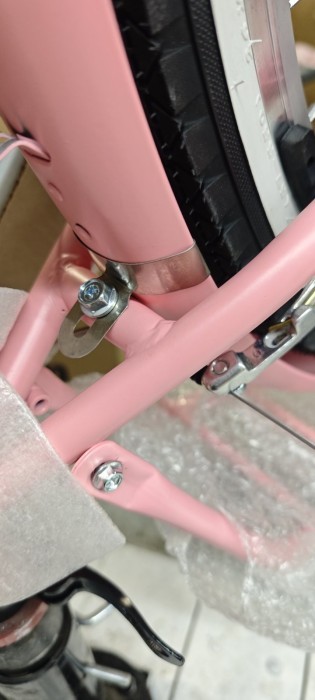 Велосипед уцененный ST 26" DAVI DAVI Vbr FR рама-17" розовый с черной покрышкой 2026