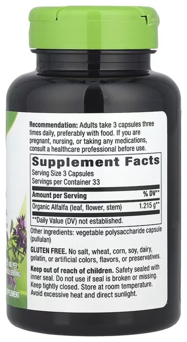Alfalfa - 100 vcaps