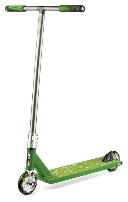 Самокат трюковий Hipe H6 Raw/Green, укр, укр
