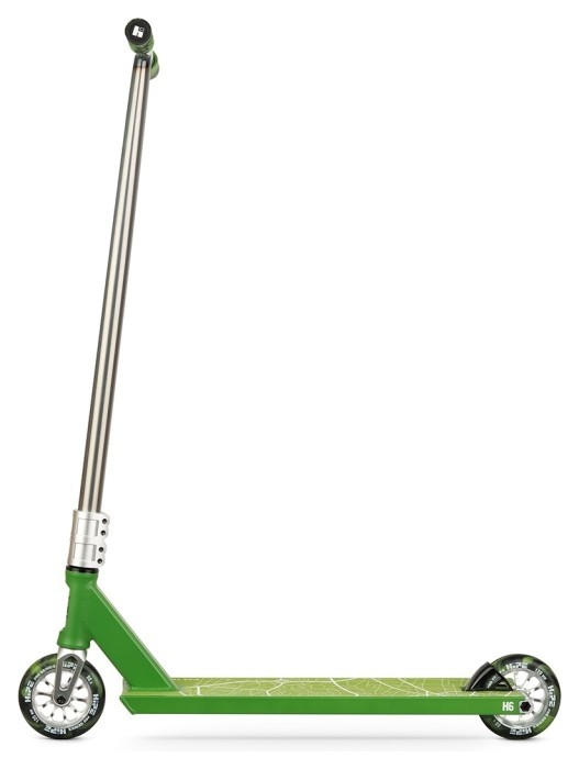Самокат трюковый Hipe H6 Raw/Green