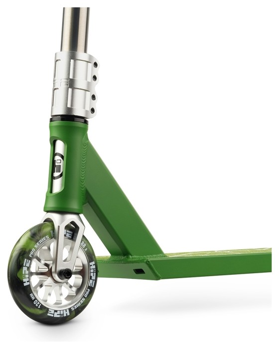 Самокат трюковый Hipe H6 Raw/Green