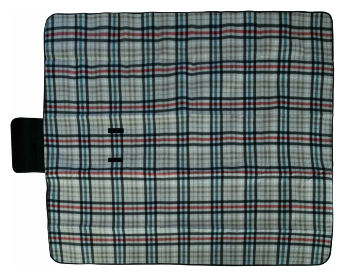 Килимок для пікніка флісовий 150х135см, Сірий