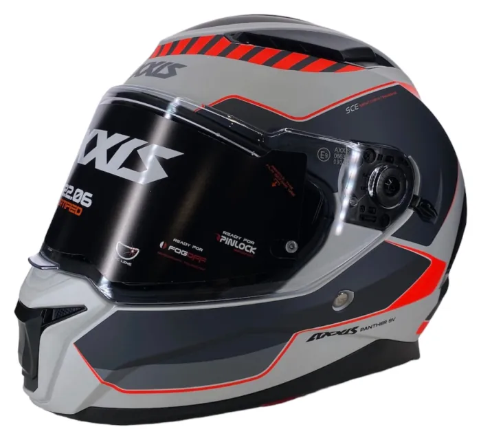Мотошолом AXXIS PANTHER SV Gale A5 Matt Red