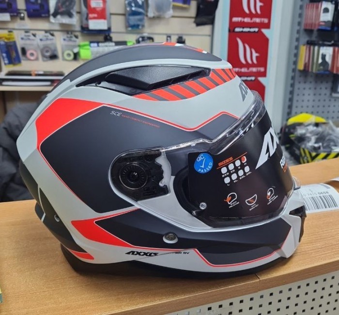 Мотошолом AXXIS PANTHER SV Gale A5 Matt Red