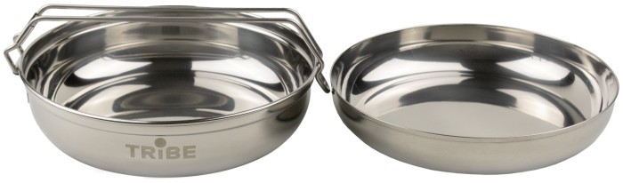Набір посуду Tribe Single Set сталевий T-FG-0009-metal, укр, укр