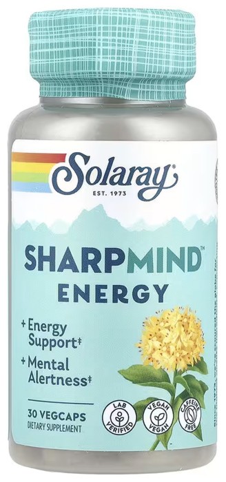 SharpMind Nootropics Energy - 30 vcaps