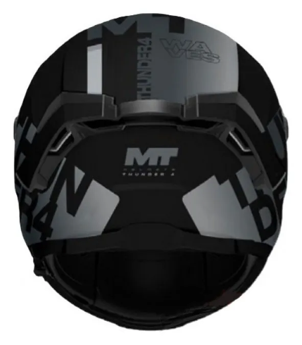 Мотошолом MT THUNDER 4 SV WAVES B2 Matt XS
