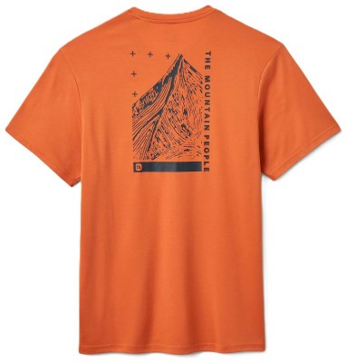 Футболка чоловіча Rab Crimp Collage Tee, Dark Melba, XS