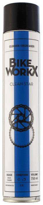 Очищувач BikeWorkX Clean Star спрей 750 мл., укр, укр