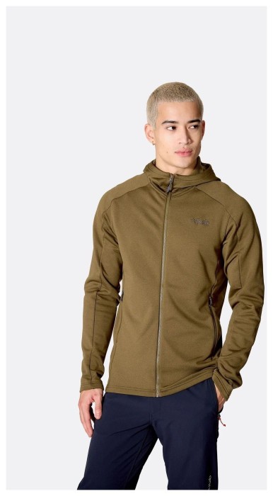 Чоловіча флісова кофта Rab Covex Hoody, Black, M