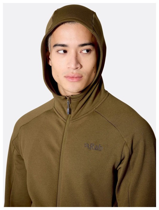Чоловіча флісова кофта Rab Covex Hoody, Black, M