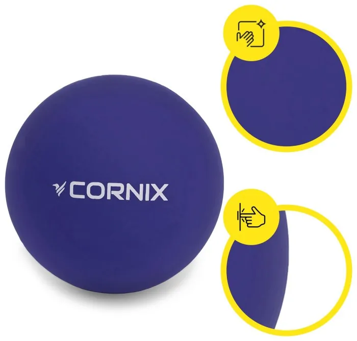 Массажный мяч Cornix Lacrosse Ball 6.3 см XR-0229 Navy Blue