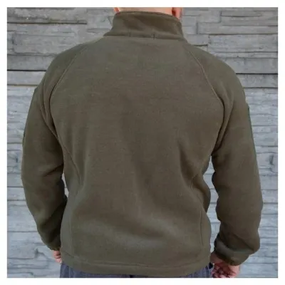 Кофта флисовая Kirasa 320г/м хаки (56) (Арт KI413-5)