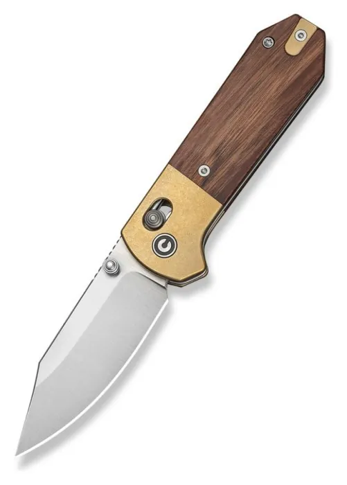 Ніж складаний кишеньковий Civivi Yonder Clip Point (7.3 см) 14C28N / Wood and Brass натуральний