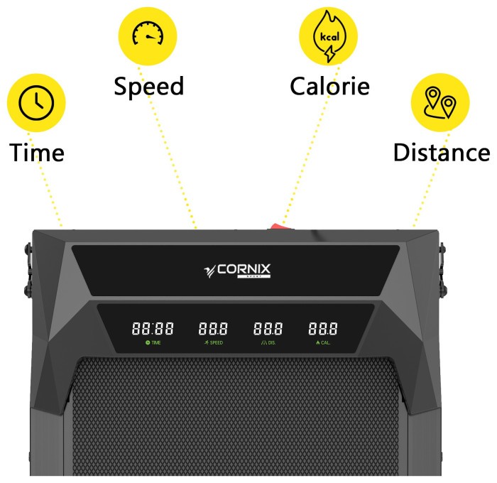 Бігова доріжка Cornix Freya Walking Pad Black