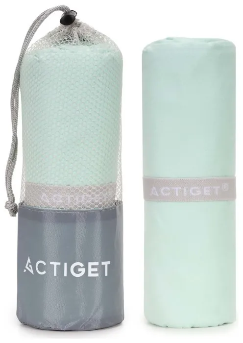 Рушник спортивний Actiget 180 x 100 см з мікрофібри ACT0199 Mint