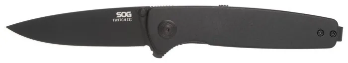 Раскладной нож SOG Twitch III, Black/Black