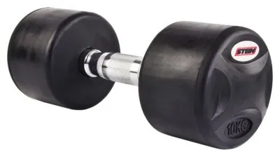 Гантель прорезиненный Stein 10 кг